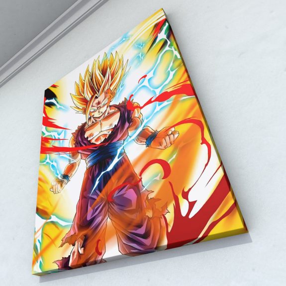 Cuadro DBZ - Gohan SSJ2 50 x 36 cm - Imagen 4