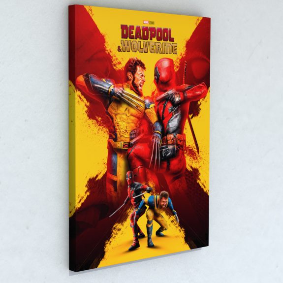 Cuadro Deadpool & Wolverine 50 x 36 cm - Imagen 2