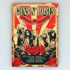 Cuadro Guns N´ Roses - AFD 50 x 36 cm