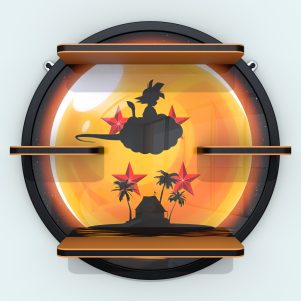 Repisa DB – Goku Nube 61 cm