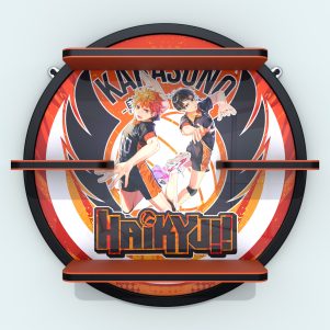 Repisa Haikyu!! - Hinata & Kageyama  61 cm
