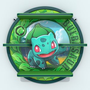 Repisa Pokemon – Bulbasaur 61 cm