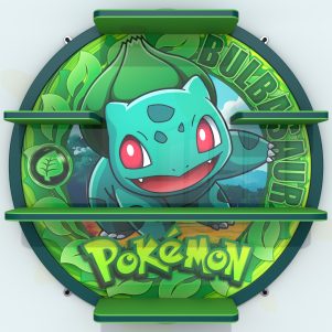 Repisa Pokemon – Bulbasaur 76 cm