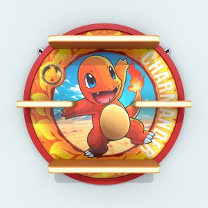 Repisa Pokemon -  Charmander 51 cm