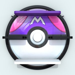Repisa Pokemon – MasterBall 61 cm