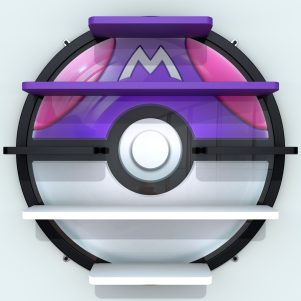 Repisa Pokemon – MasterBall 76 cm