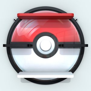 Repisa Pokemon – PokeBall 61 cm