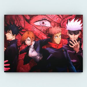 Cuadro Jujutsu Kaisen - Mix 1 36 x 50 cm