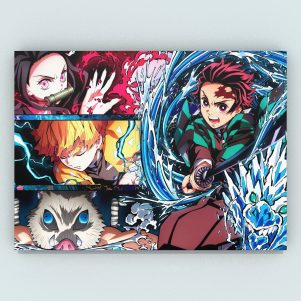 Cuadro Kimetsu no Yaiba - MIX 1 36 x 50 cm