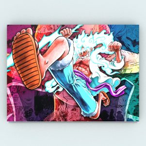 Cuadro Op - Luffy Gear 5 36 x 50 cm