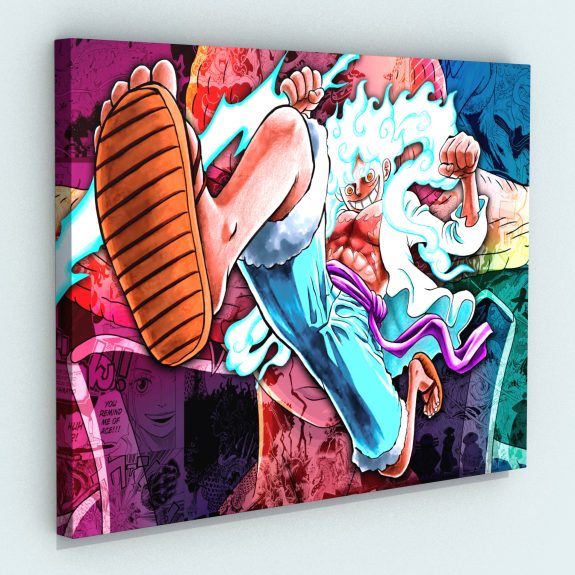 Cuadro Op - Luffy Gear 5 36 x 50 cm - Imagen 2