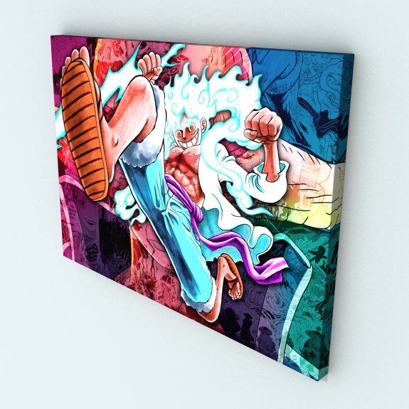 Cuadro Op - Luffy Gear 5 36 x 50 cm - Imagen 3
