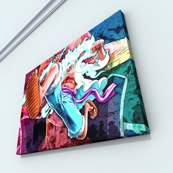 Cuadro Op - Luffy Gear 5 36 x 50 cm - Imagen 4